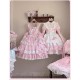 Mademoiselle Pearl Sanrio My Melody Rose Themed Apron Top Skirt Set JSKs and OPs(Reservation/Full Payment Without Shipping)